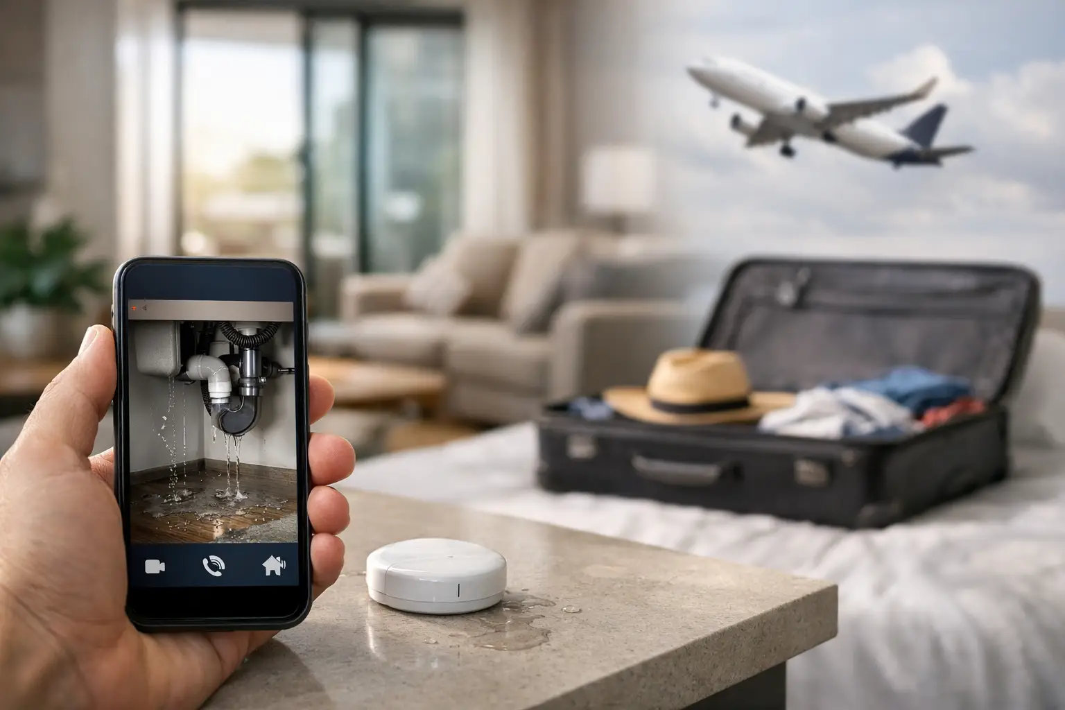 Leak Detection While Away From Home: A Plan